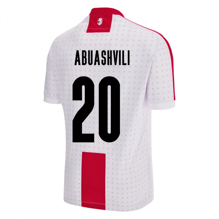 Niño Camiseta Georgia Giorgi Abuashvili #20 Blanco 1ª Equipación 24-26 La Camisa