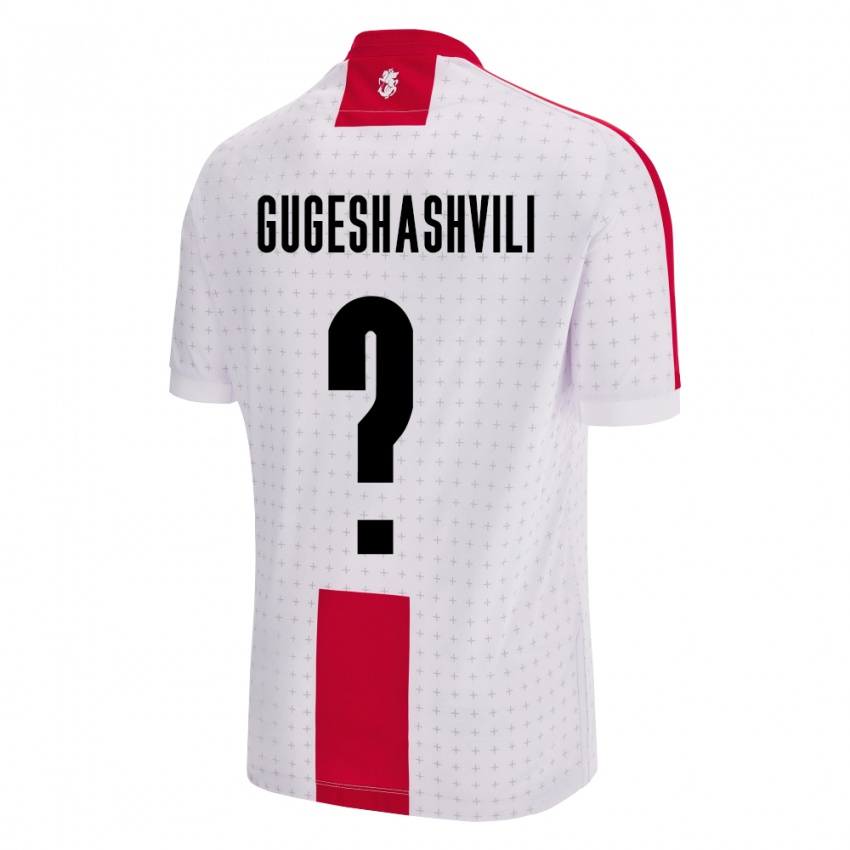 Niño Camiseta Georgia Zaza Gugeshashvili #0 Blanco 1ª Equipación 24-26 La Camisa