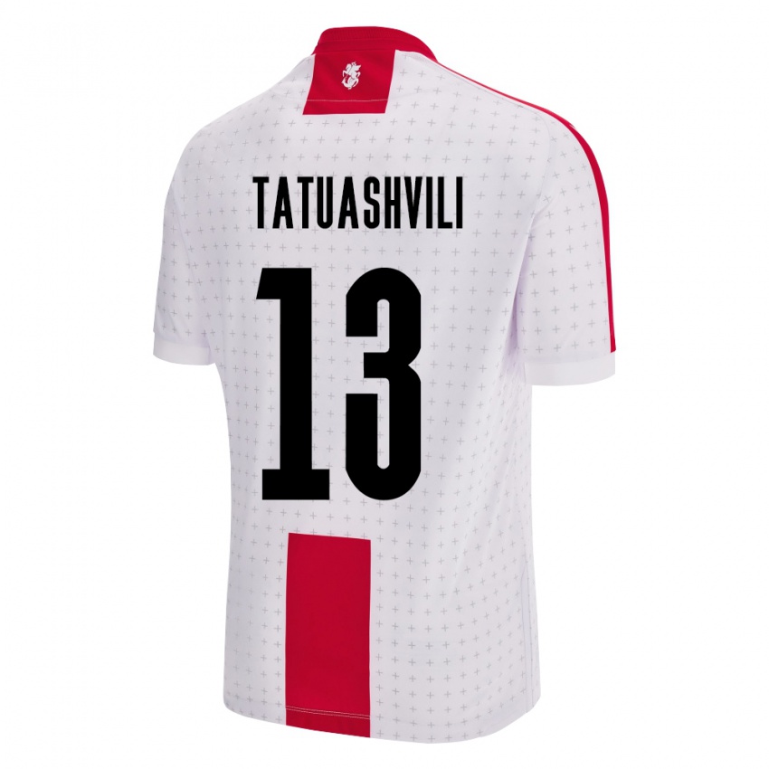 Niño Camiseta Georgia Tamar Tatuashvili #13 Blanco 1ª Equipación 24-26 La Camisa