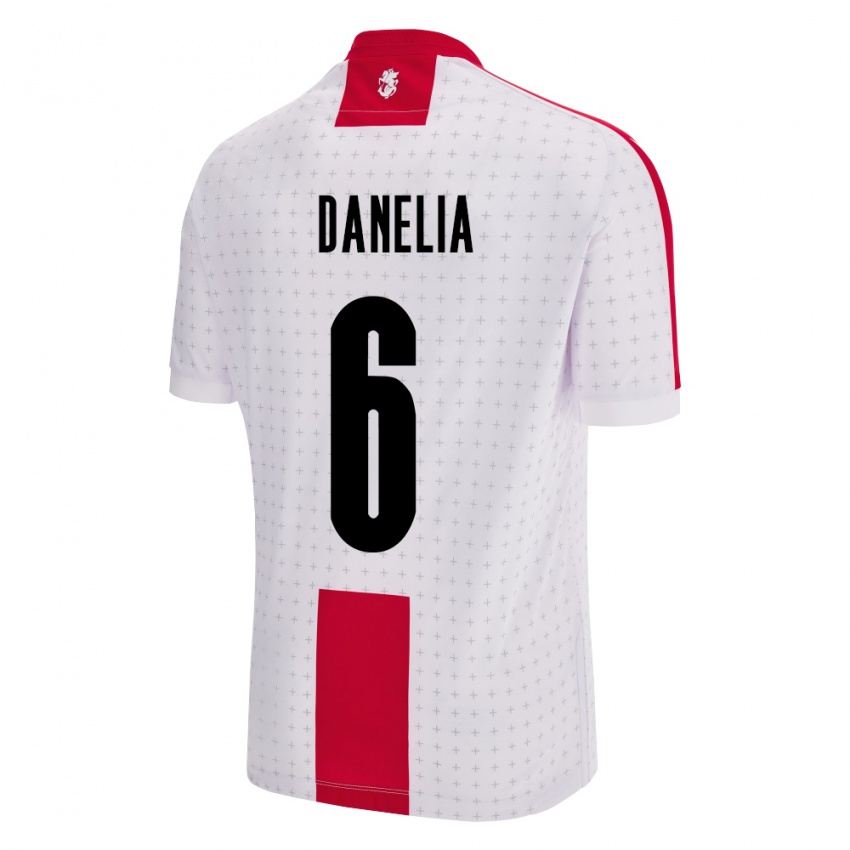 Niño Camiseta Georgia Natia Danelia #6 Blanco 1ª Equipación 24-26 La Camisa