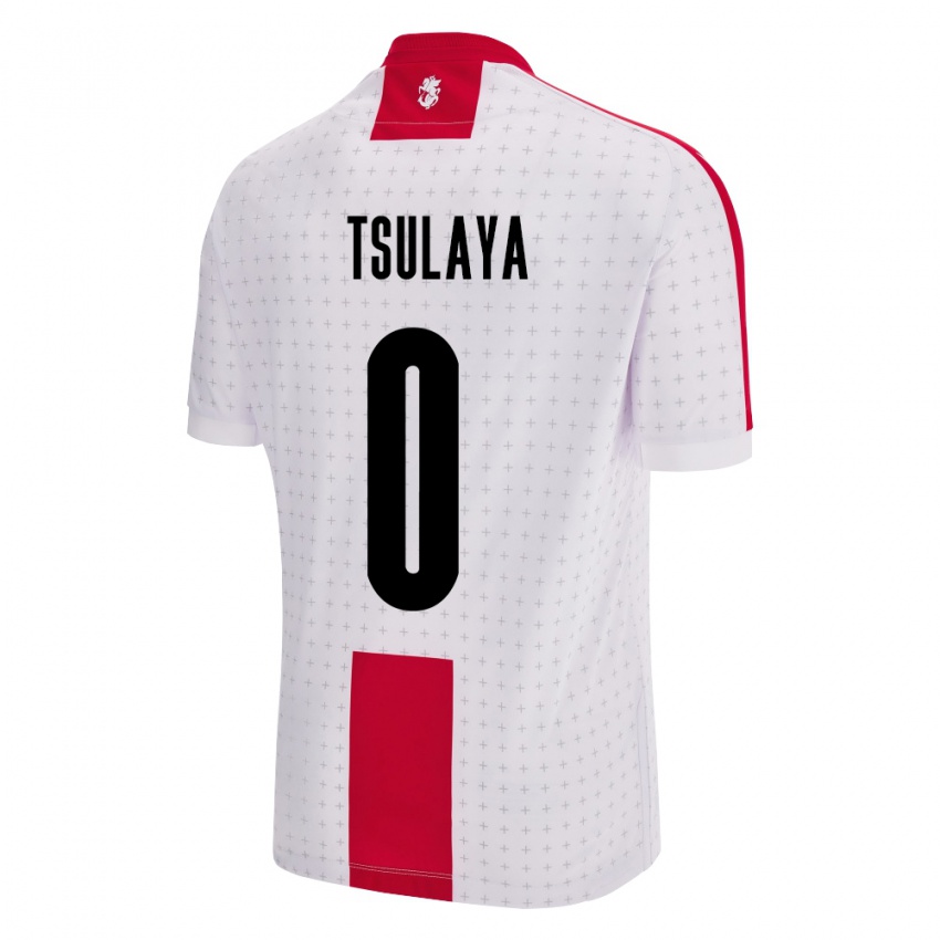 Niño Camiseta Georgia Ana Tsulaya #0 Blanco 1ª Equipación 24-26 La Camisa