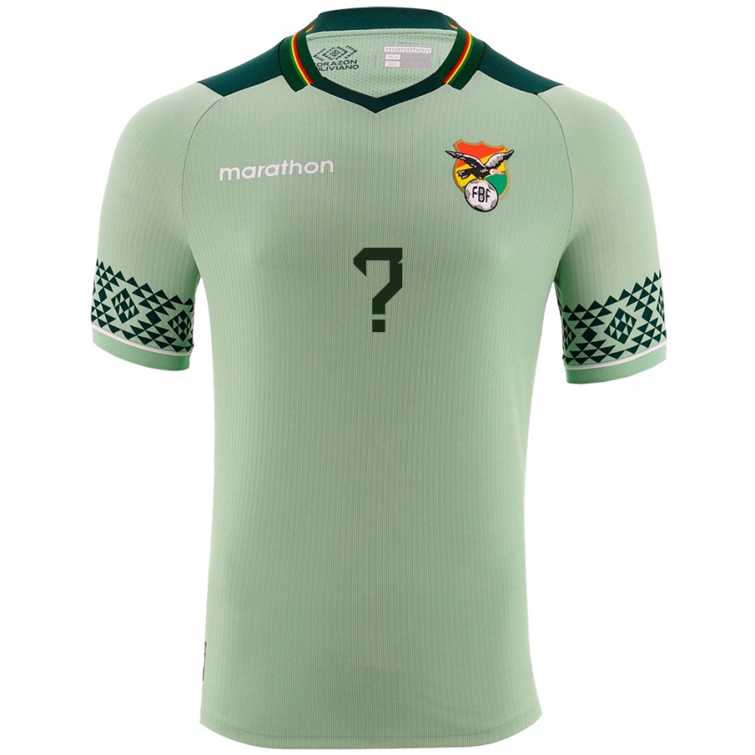 Niño Camiseta Bolivia Mirko Tomianovic #0 Verde Claro 1ª Equipación 24-26 La Camisa