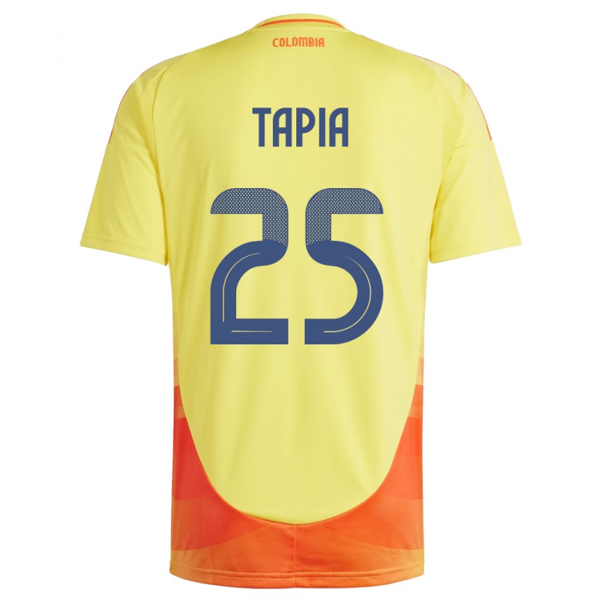 Niño Camiseta Colombia Katherine Tapia #25 Amarillo 1ª Equipación 24-26 La Camisa