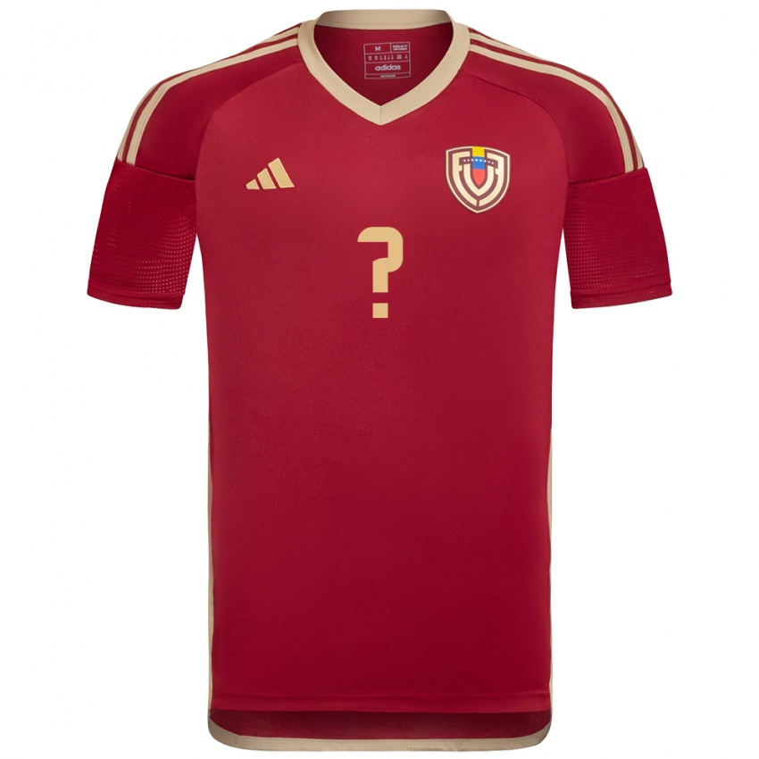 Niño Camiseta Venezuela Teo Quintero #0 Borgoña 1ª Equipación 24-26 La Camisa