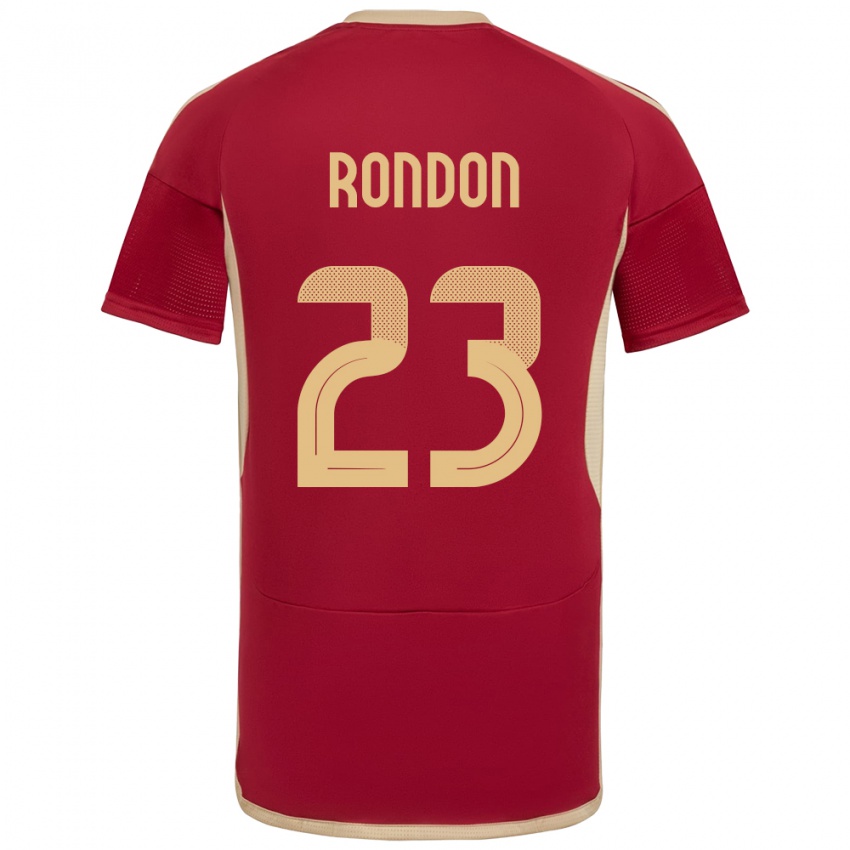 Niño Camiseta Venezuela Salomón Rondón #23 Borgoña 1ª Equipación 24-26 La Camisa