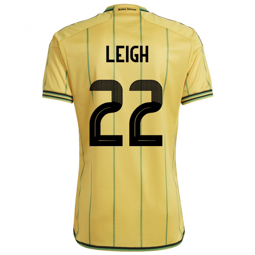 Niño Camiseta Jamaica Greg Leigh #22 Amarillo 1ª Equipación 24-26 La Camisa