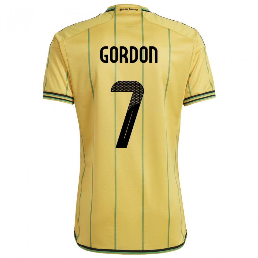 Niño Camiseta Jamaica Robino Gordon #7 Amarillo 1ª Equipación 24-26 La Camisa