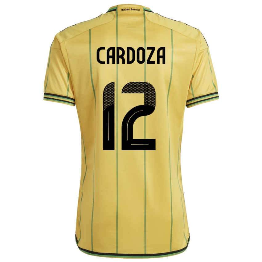 Niño Camiseta Jamaica Naya Cardoza #12 Amarillo 1ª Equipación 24-26 La Camisa