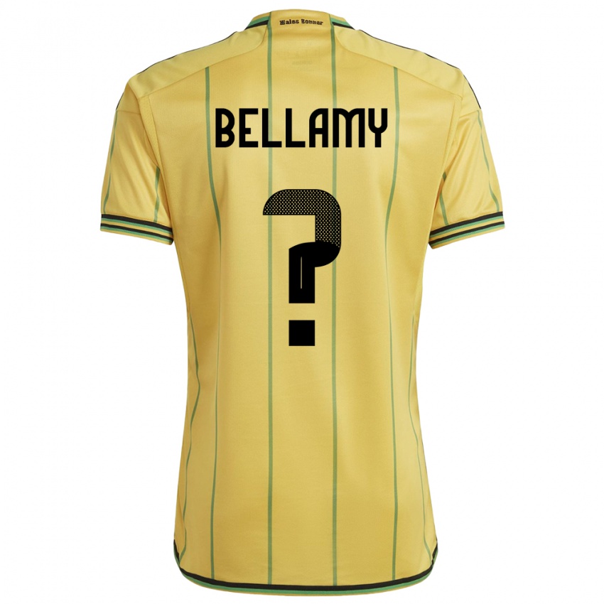 Niño Camiseta Jamaica Sydney Bellamy #0 Amarillo 1ª Equipación 24-26 La Camisa