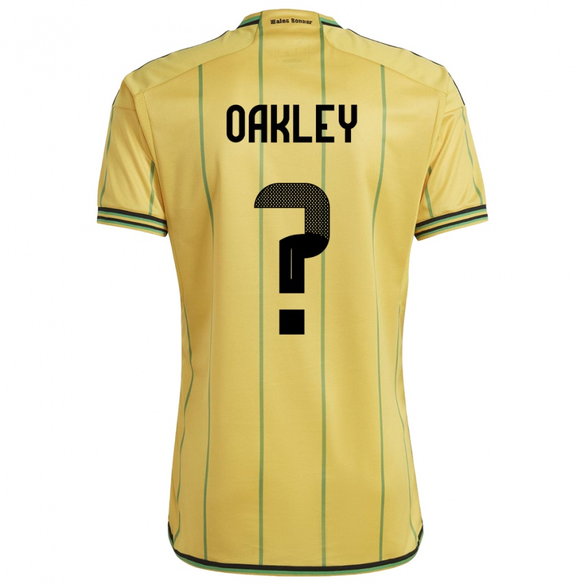 Niño Camiseta Jamaica Katie Oakley #0 Amarillo 1ª Equipación 24-26 La Camisa