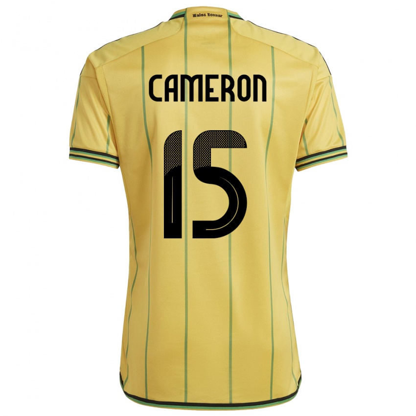 Niño Camiseta Jamaica Tiffany Cameron #15 Amarillo 1ª Equipación 24-26 La Camisa