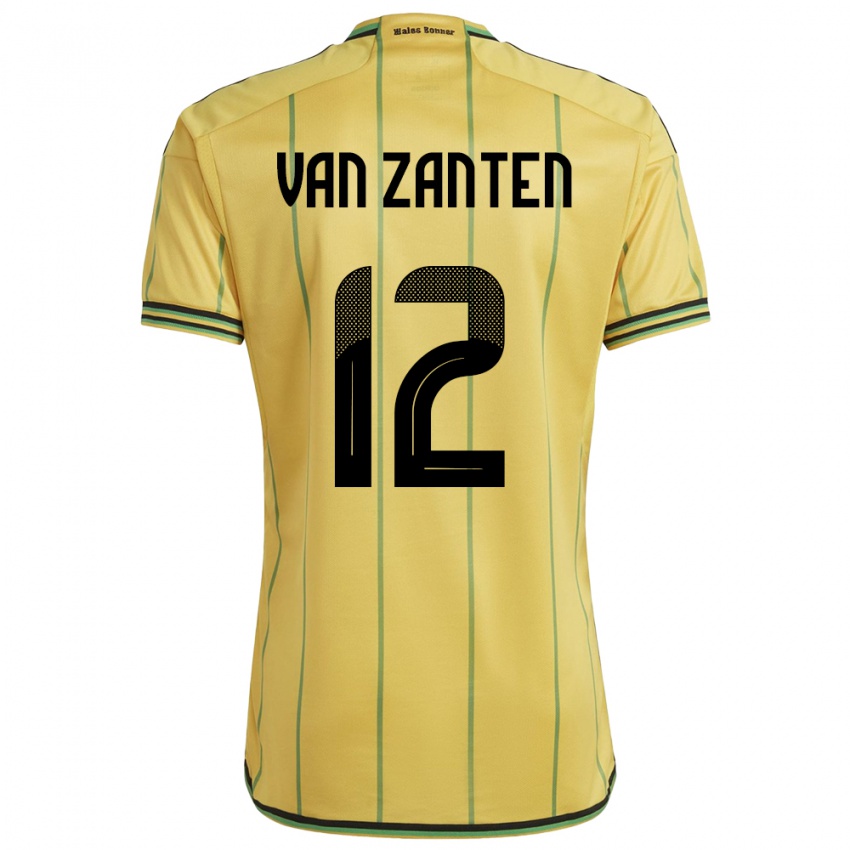 Niño Camiseta Jamaica Kiki Van Zanten #12 Amarillo 1ª Equipación 24-26 La Camisa