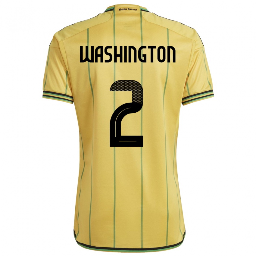 Niño Camiseta Jamaica Solai Washington #2 Amarillo 1ª Equipación 24-26 La Camisa