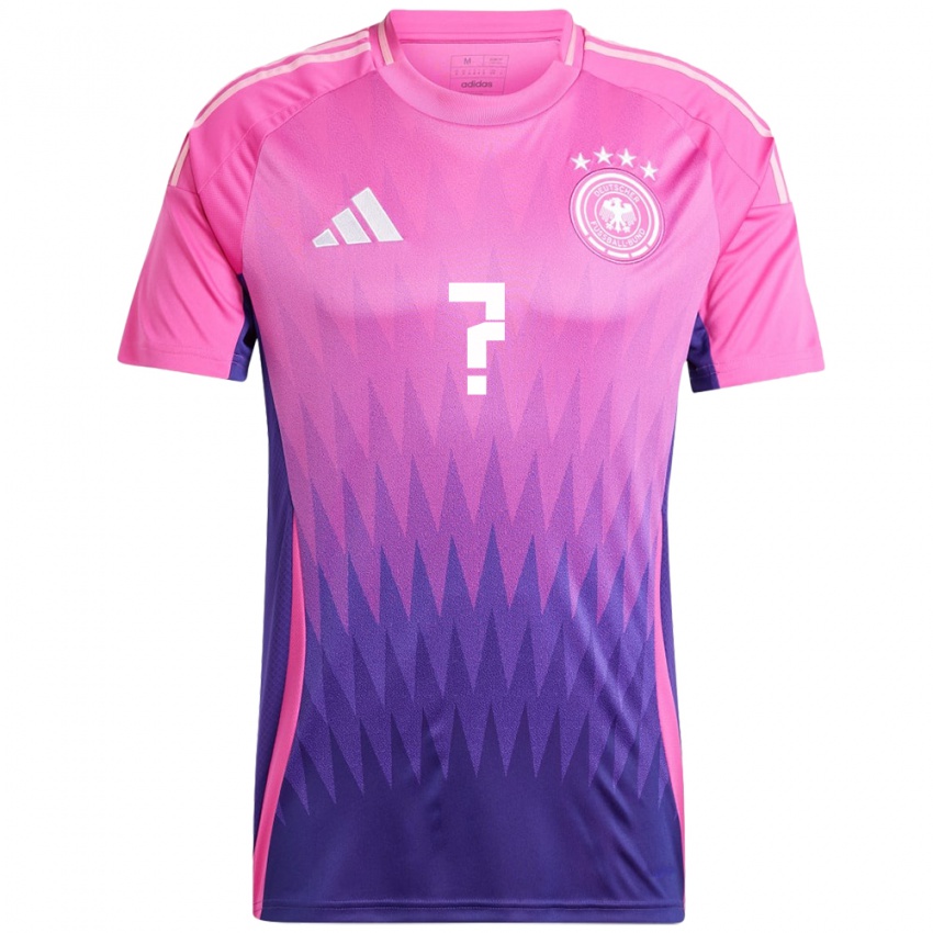 Niño Camiseta Alemania Su Nombre #0 Rosado Morado 2ª Equipación 24-26 La Camisa