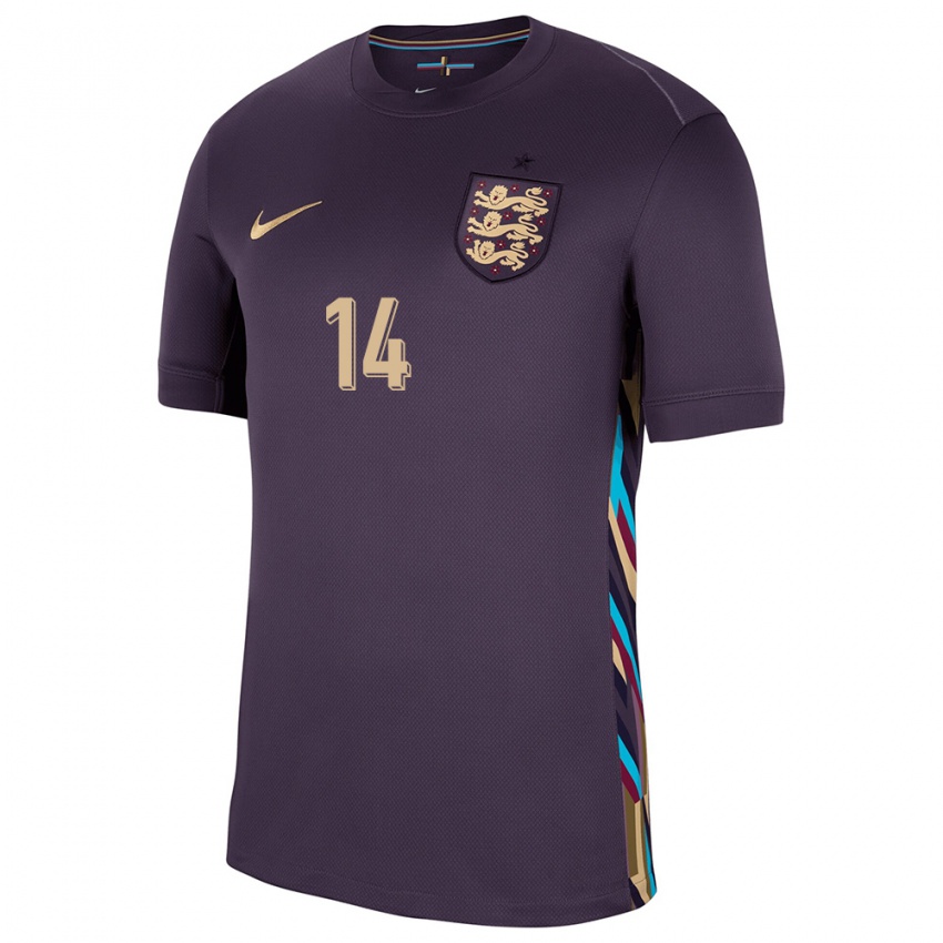 Niño Camiseta Inglaterra Reece James #14 Pasa Oscura 2ª Equipación 24-26 La Camisa