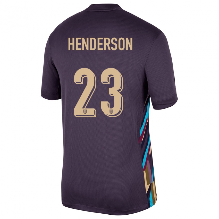 Niño Camiseta Inglaterra Dean Henderson #1 Pasa Oscura 2ª Equipación 24-26 La Camisa