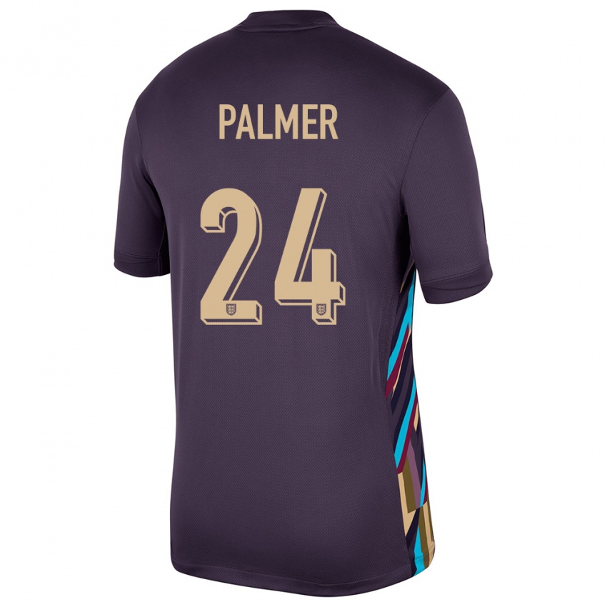 Niño Camiseta Inglaterra Cole Palmer #24 Pasa Oscura 2ª Equipación 24-26 La Camisa