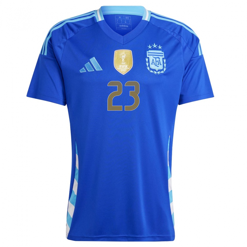 Niño Camiseta Argentina Emiliano Martinez #23 Azul 2ª Equipación 24-26 La Camisa