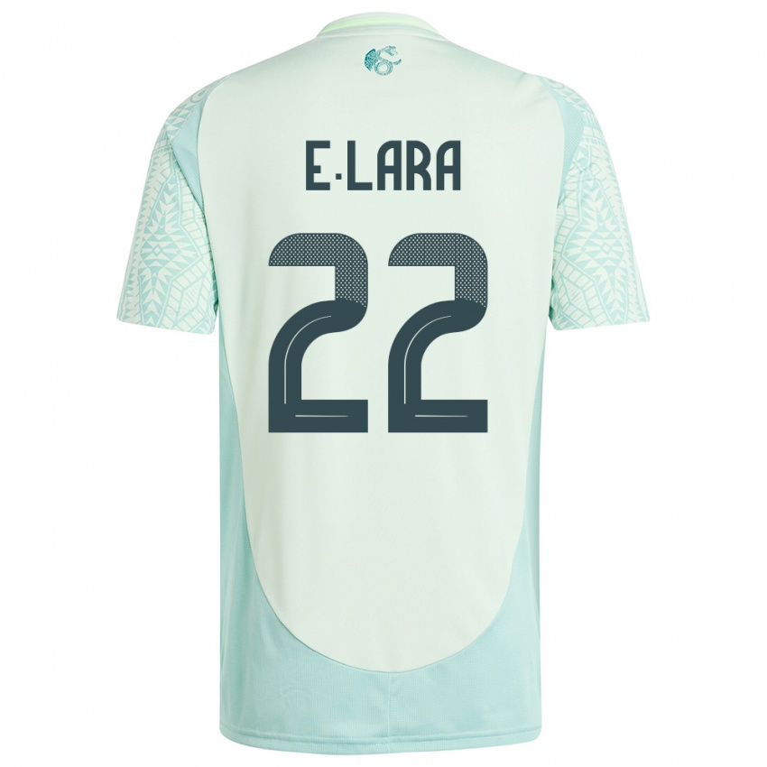 Niño Camiseta México Emilio Lara #22 Lino Verde 2ª Equipación 24-26 La Camisa