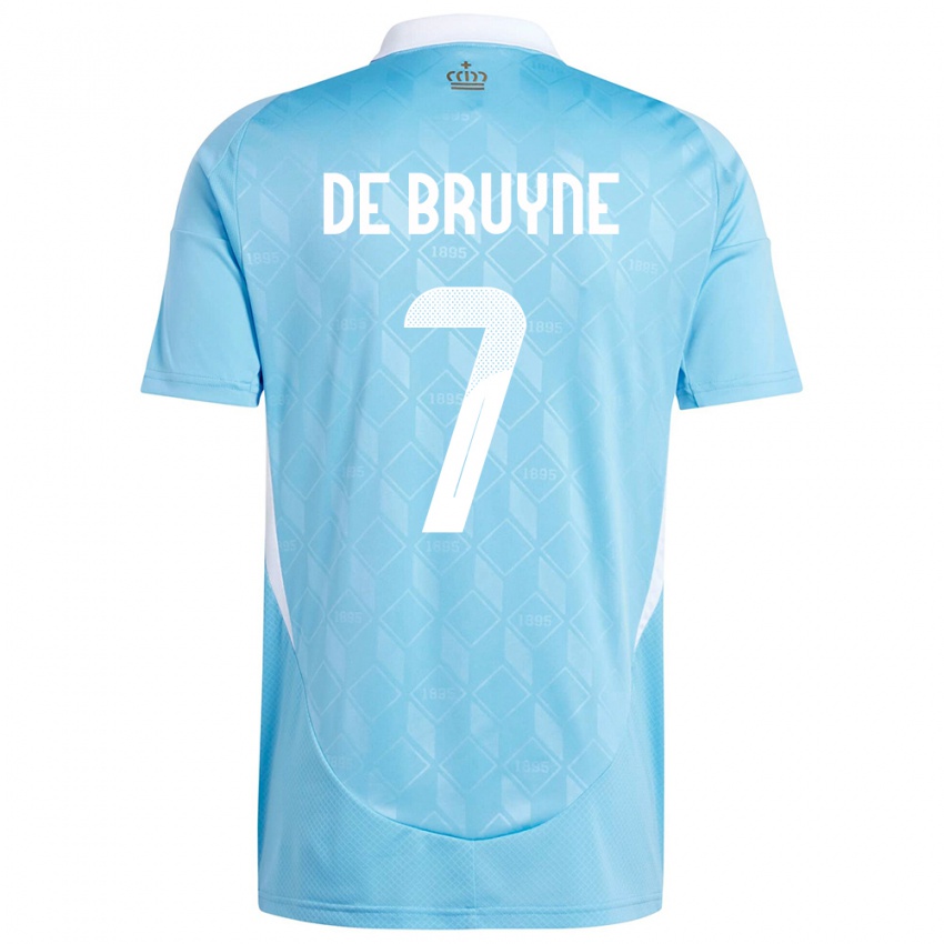 Niño Camiseta Bélgica Kevin De Bruyne #7 Azul 2ª Equipación 24-26 La Camisa