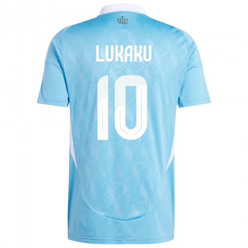 Niño Camiseta Bélgica Romelu Lukaku #10 Azul 2ª Equipación 24-26 La Camisa