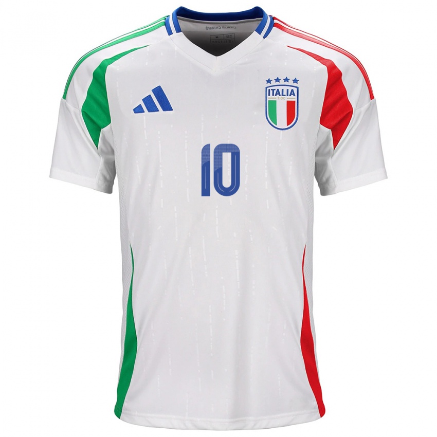 Niño Camiseta Italia Cristiana Girelli #10 Blanco 2ª Equipación 24-26 La Camisa