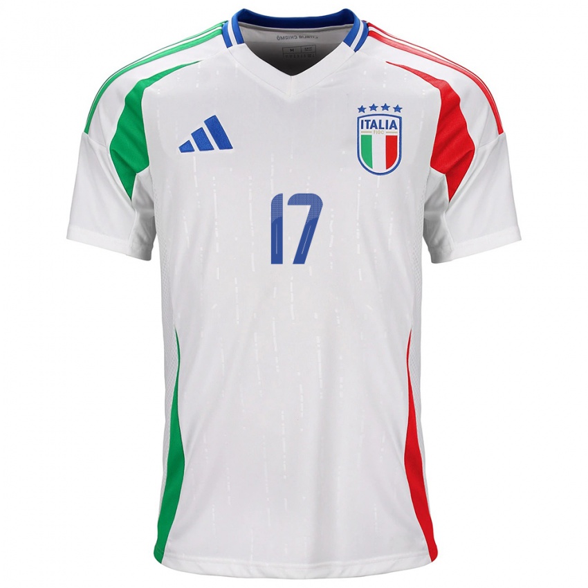 Niño Camiseta Italia Lisa Boattin #17 Blanco 2ª Equipación 24-26 La Camisa