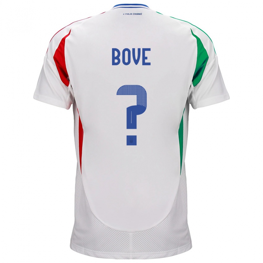 Niño Camiseta Italia Edoardo Bove #0 Blanco 2ª Equipación 24-26 La Camisa