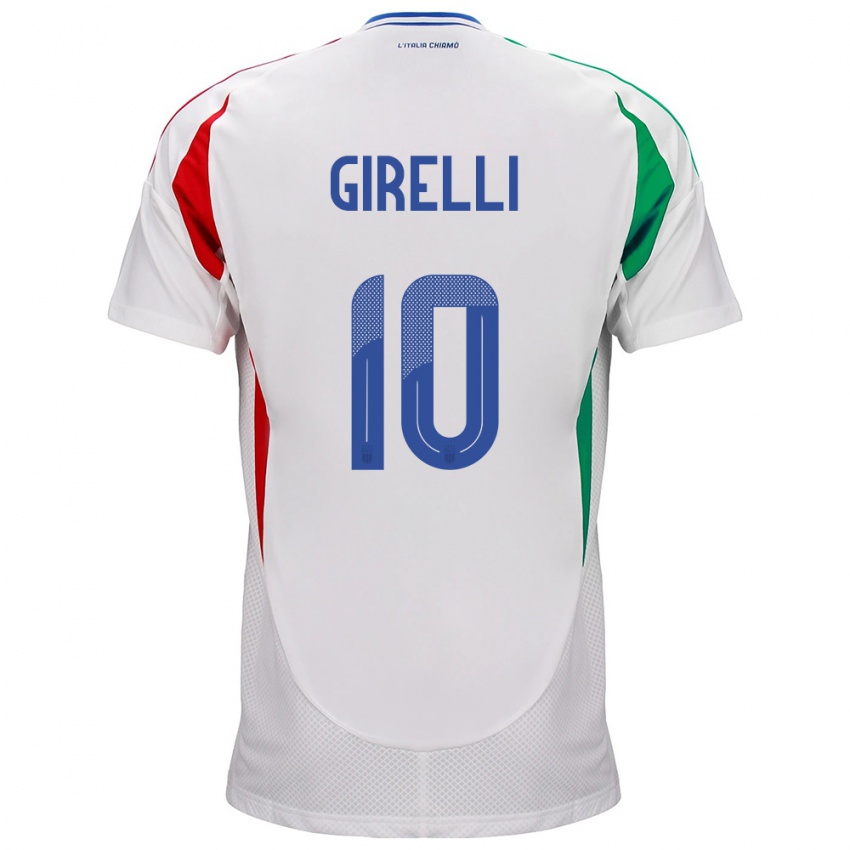 Niño Camiseta Italia Cristiana Girelli #10 Blanco 2ª Equipación 24-26 La Camisa