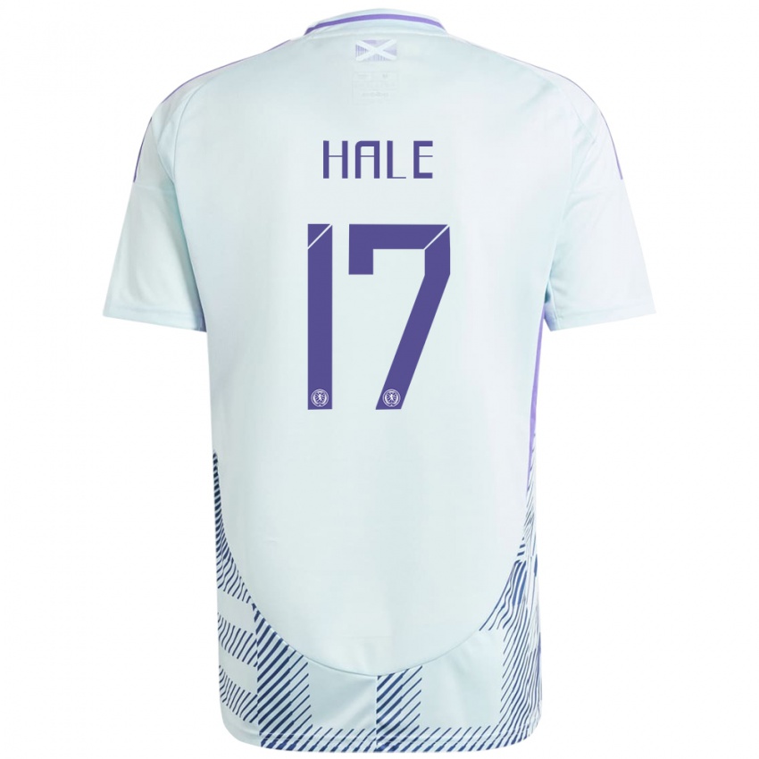 Niño Camiseta Escocia Finlay Hale #17 Azul Menta Claro 2ª Equipación 24-26 La Camisa