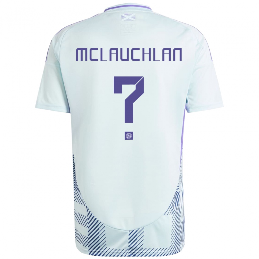 Niño Camiseta Escocia Rachel Mclauchlan #0 Azul Menta Claro 2ª Equipación 24-26 La Camisa