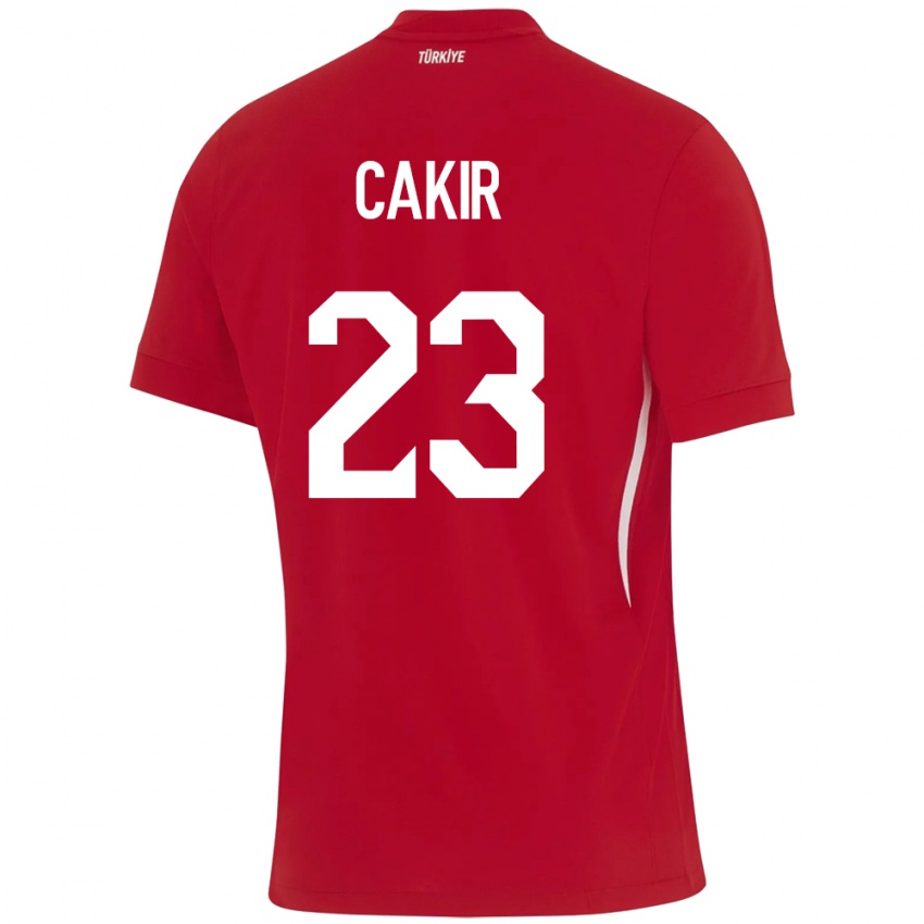 Niño Camiseta Turquía Uğurcan Çakır #23 Rojo 2ª Equipación 24-26 La Camisa