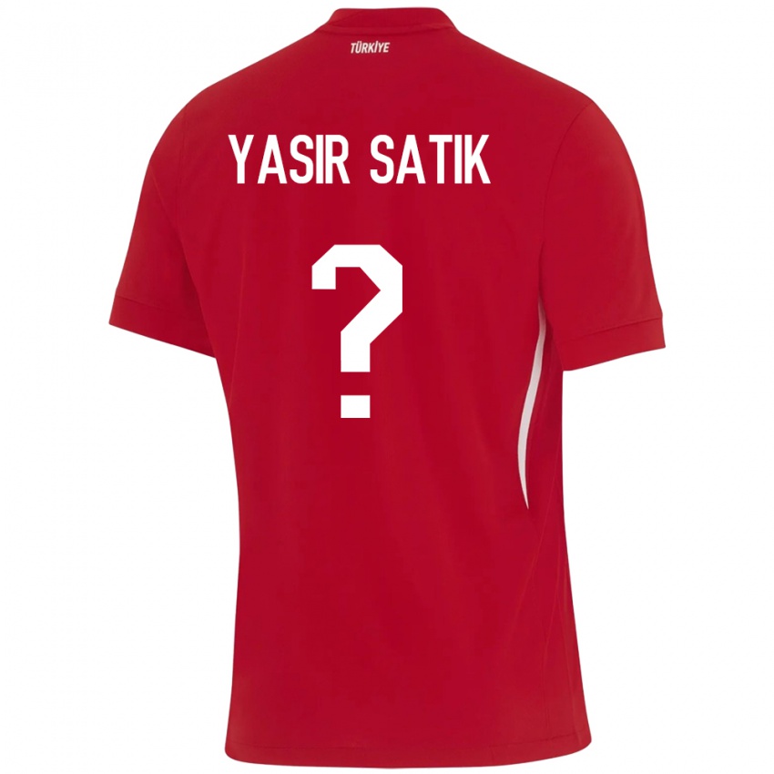 Niño Camiseta Turquía Üveys Yasir Satık #0 Rojo 2ª Equipación 24-26 La Camisa