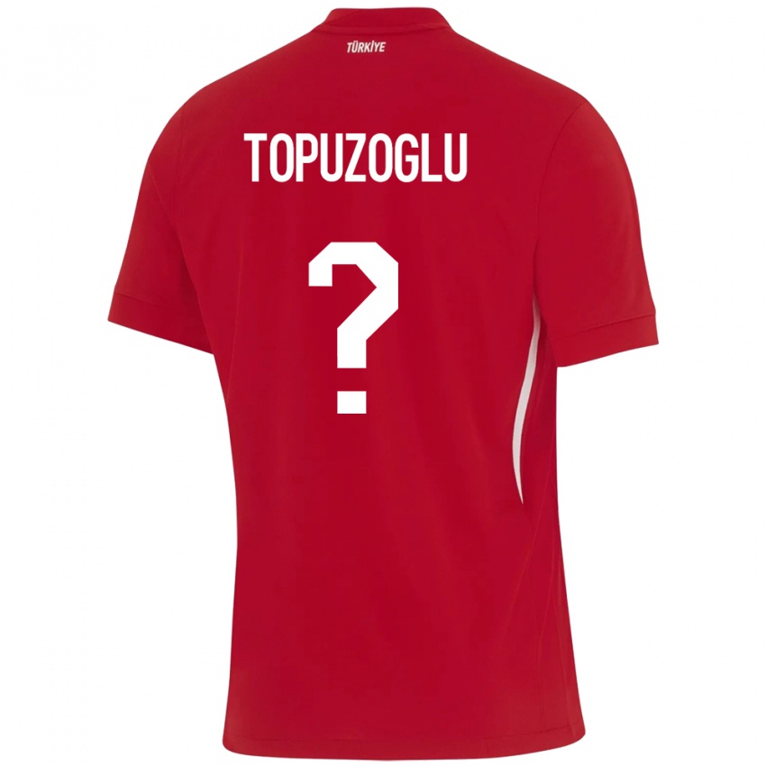 Niño Camiseta Turquía Berna Topuzoğlu #0 Rojo 2ª Equipación 24-26 La Camisa