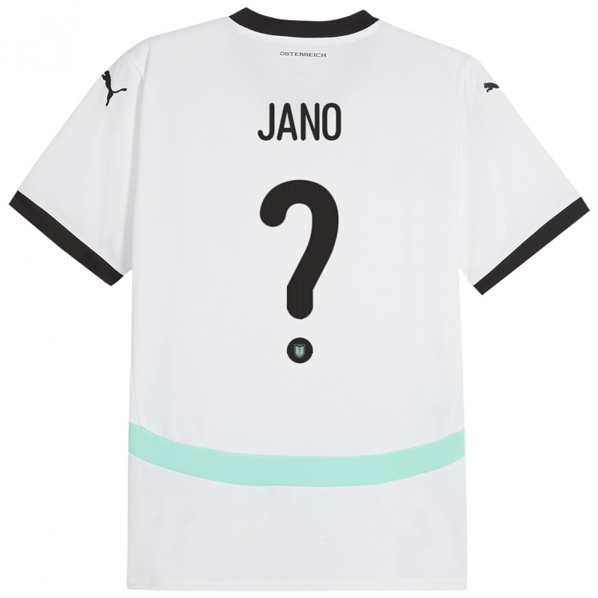 Niño Camiseta Austria Zeteny Jano #0 Blanco 2ª Equipación 24-26 La Camisa