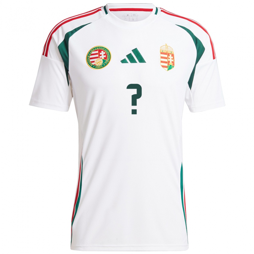 Niño Camiseta Hungría Máté Balogh #0 Blanco 2ª Equipación 24-26 La Camisa