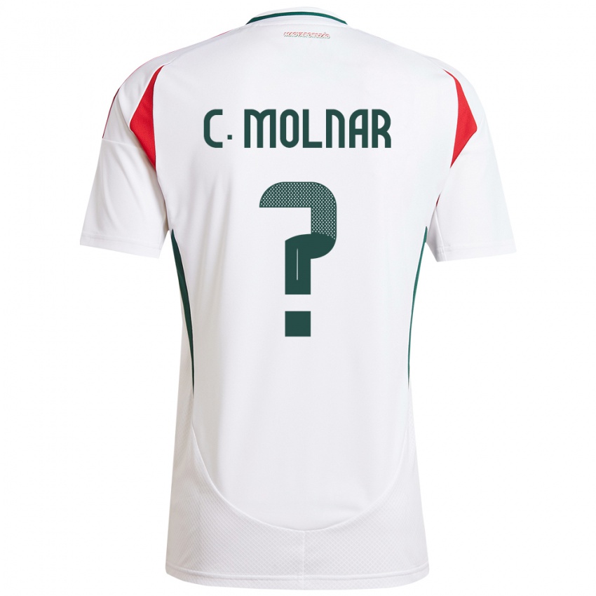 Niño Camiseta Hungría Csaba Molnár #0 Blanco 2ª Equipación 24-26 La Camisa