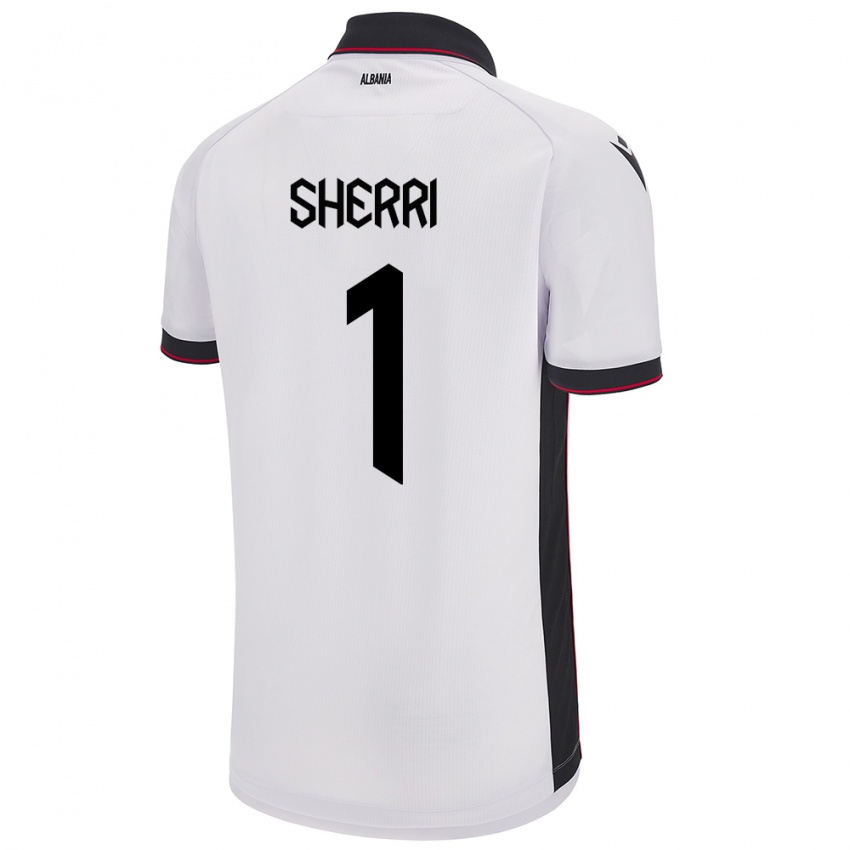 Niño Camiseta Albania Alen Sherri #1 Blanco 2ª Equipación 24-26 La Camisa