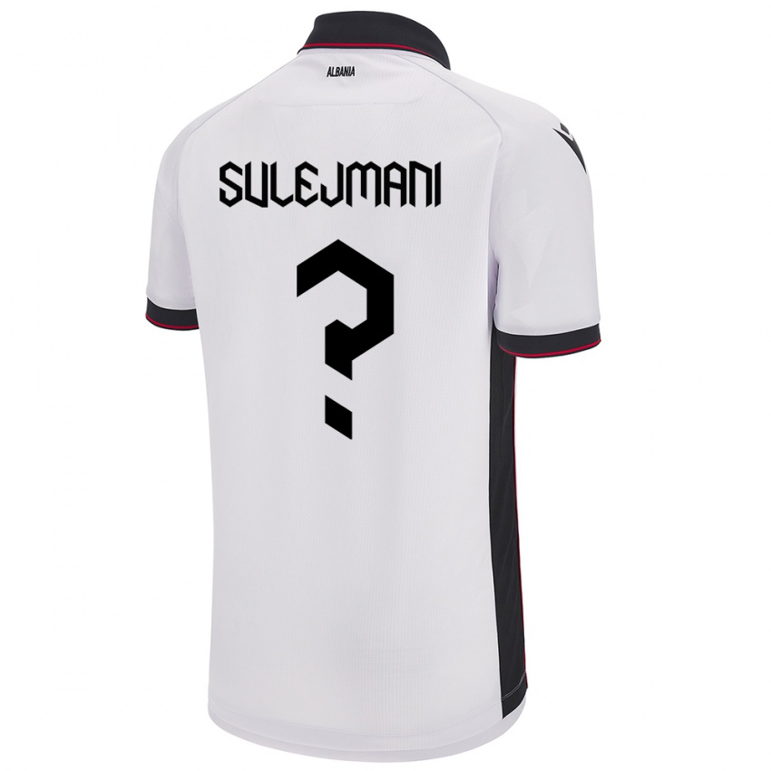 Niño Camiseta Albania Muhadin Sulejmani #0 Blanco 2ª Equipación 24-26 La Camisa