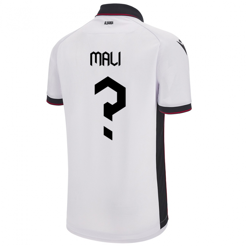 Niño Camiseta Albania Frensi Mali #0 Blanco 2ª Equipación 24-26 La Camisa