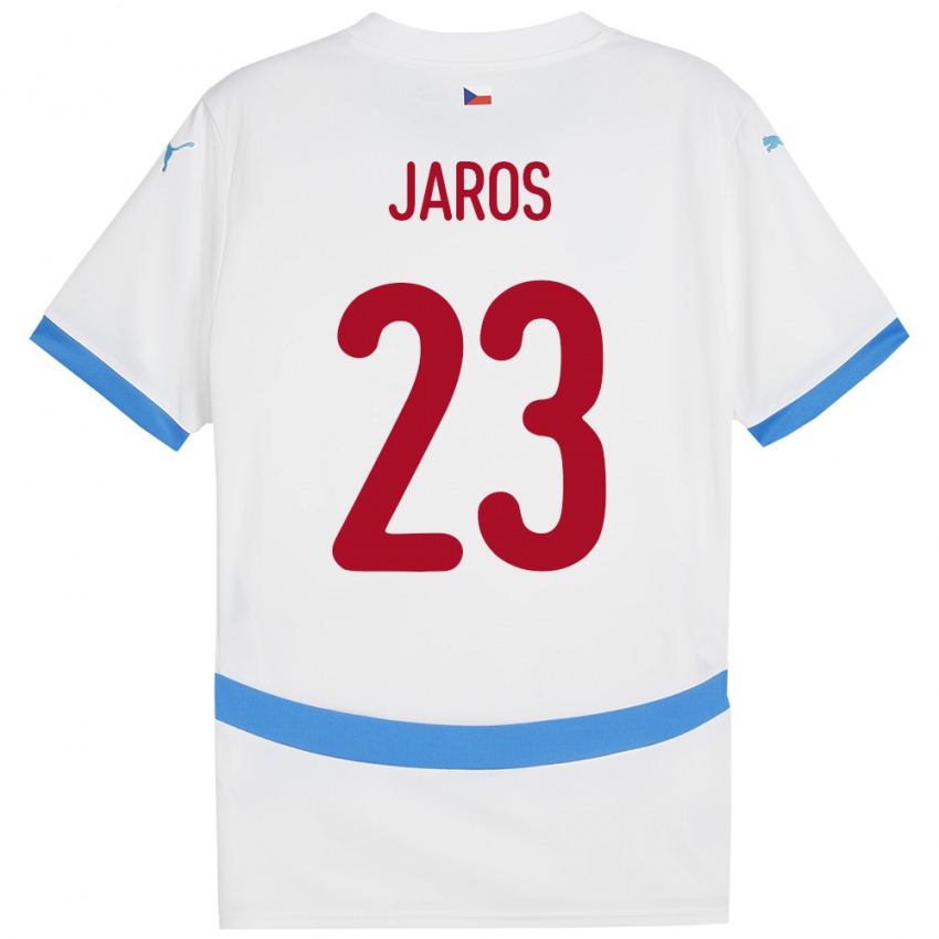 Niño Camiseta Chequia Vitezslav Jaros #23 Blanco 2ª Equipación 24-26 La Camisa