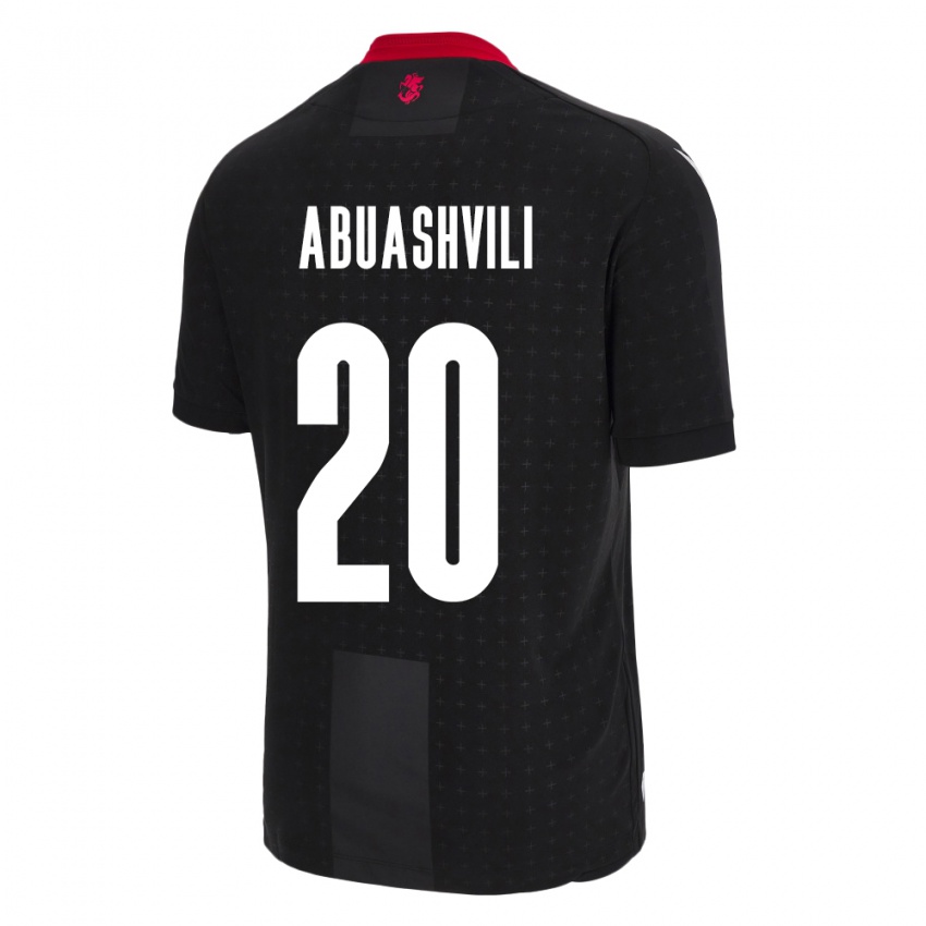 Niño Camiseta Georgia Giorgi Abuashvili #20 Negro 2ª Equipación 24-26 La Camisa