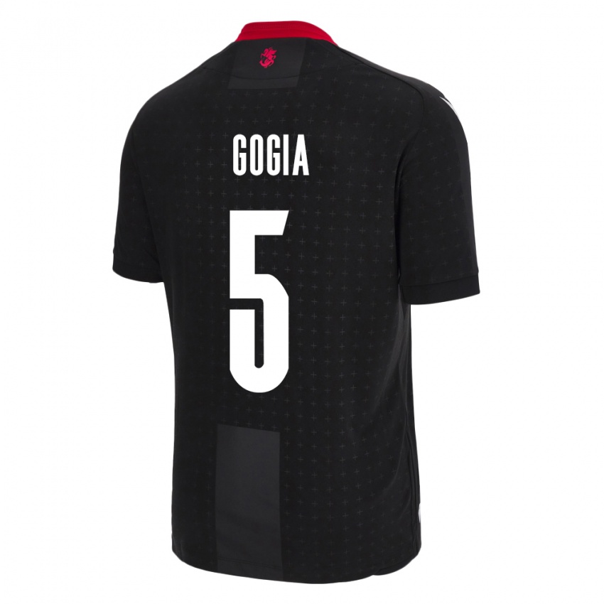 Niño Camiseta Georgia Gigi Gogia #5 Negro 2ª Equipación 24-26 La Camisa