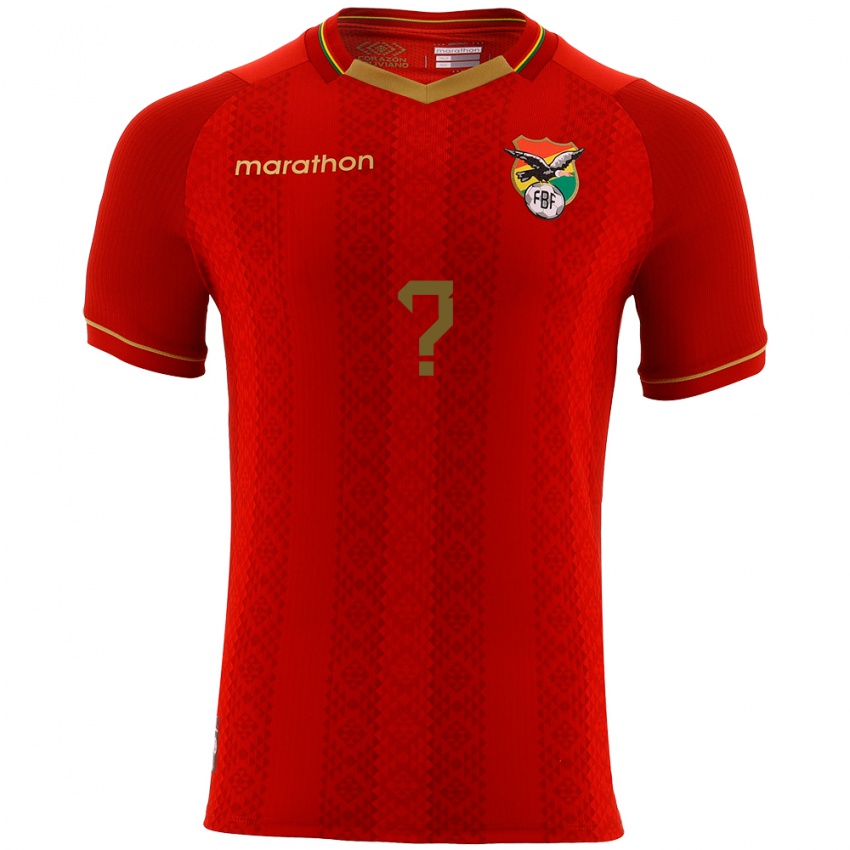 Niño Camiseta Bolivia Ana Huanca #0 Rojo 2ª Equipación 24-26 La Camisa