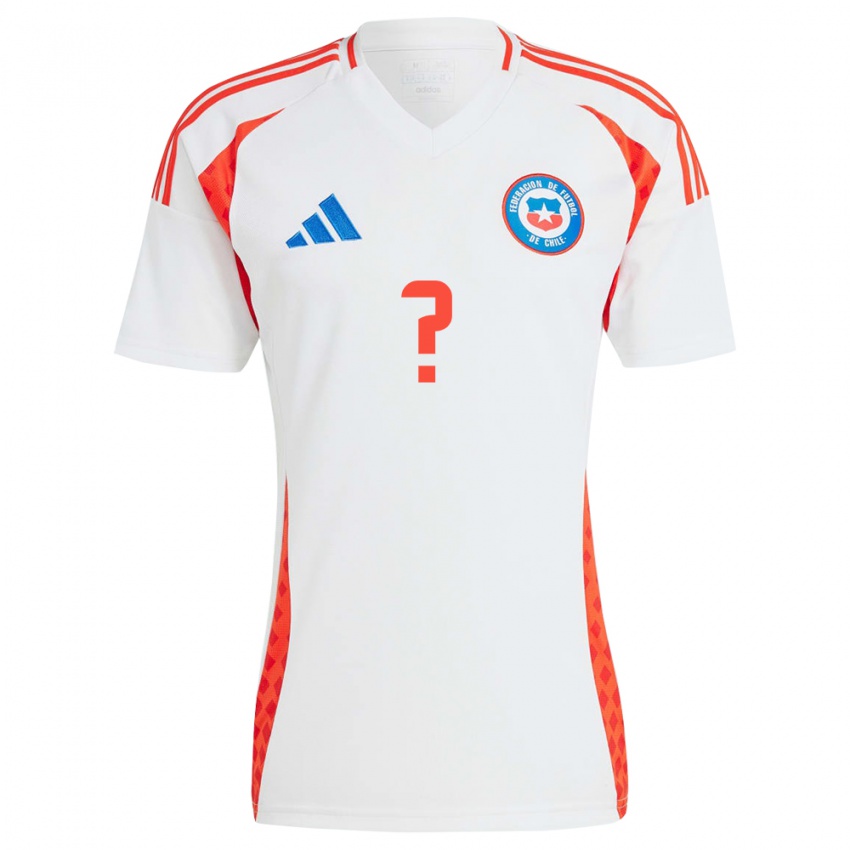 Niño Camiseta Chile Mario Sandoval Molina #0 Blanco 2ª Equipación 24-26 La Camisa