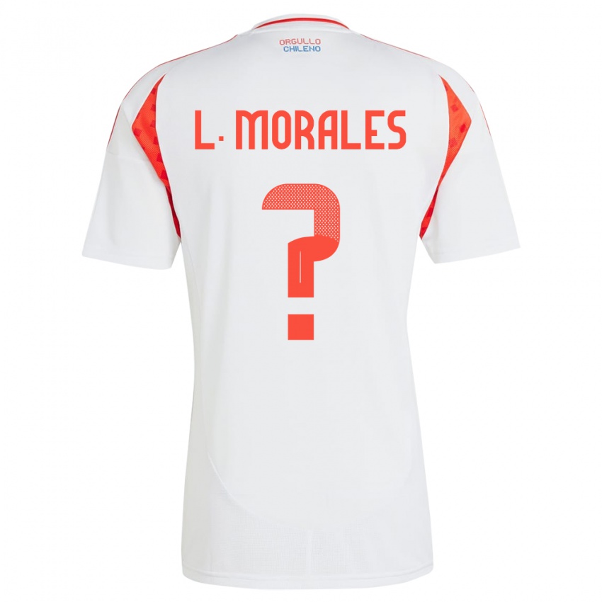 Niño Camiseta Chile Lauryn Morales #0 Blanco 2ª Equipación 24-26 La Camisa