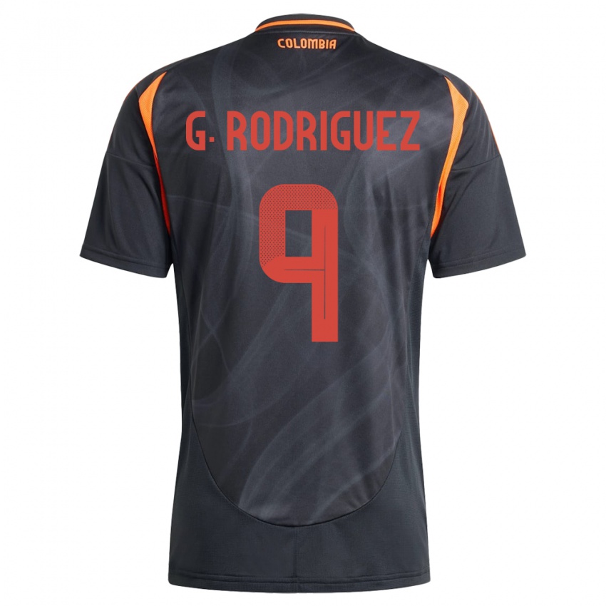 Niño Camiseta Colombia Gabriela Rodríguez #9 Negro 2ª Equipación 24-26 La Camisa