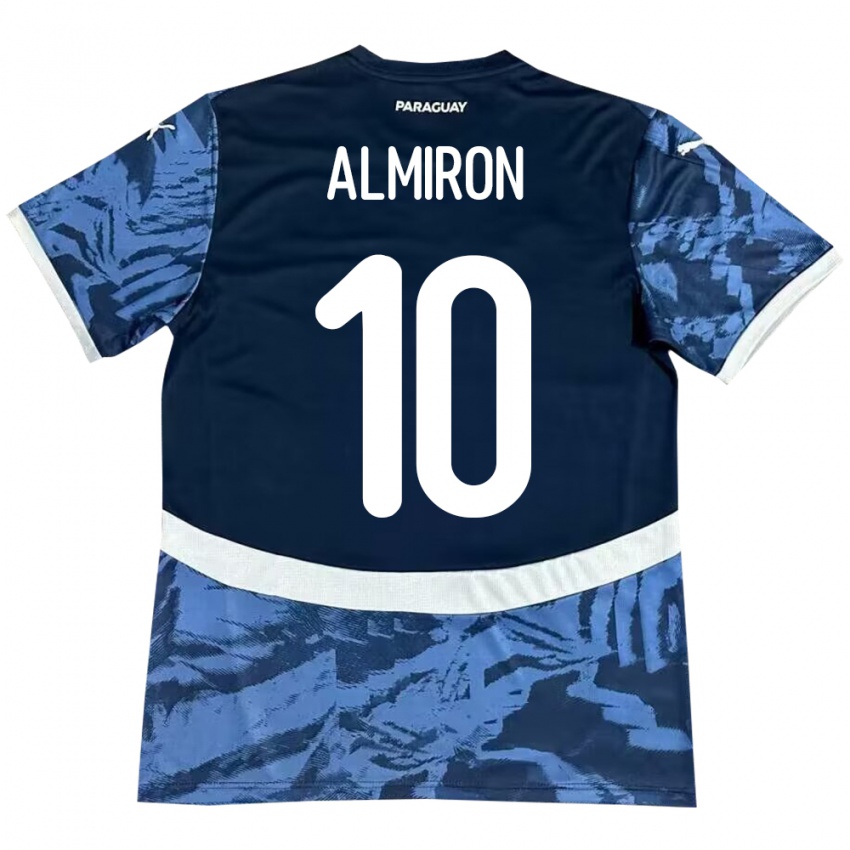 Niño Camiseta Paraguay Miguel Almirón #10 Azul 2ª Equipación 24-26 La Camisa