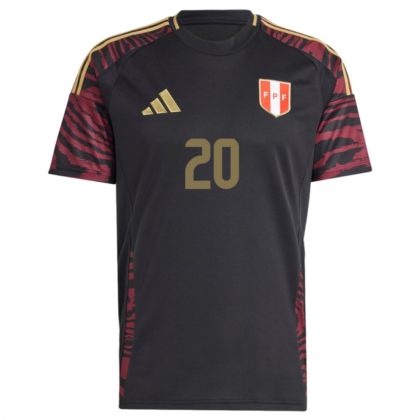 Niño Camiseta Perú Alondra Vílchez #20 Negro 2ª Equipación 24-26 La Camisa