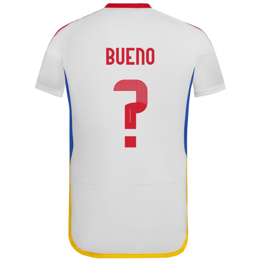 Niño Camiseta Venezuela Jesús Bueno #0 Blanco 2ª Equipación 24-26 La Camisa